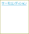 テキスト ボックス: サーモコンディション